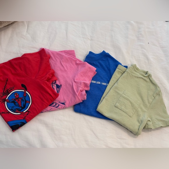 Marvel Other - Set of 4 size 6/7 Kids Tees - Casual / Summer / Superhero